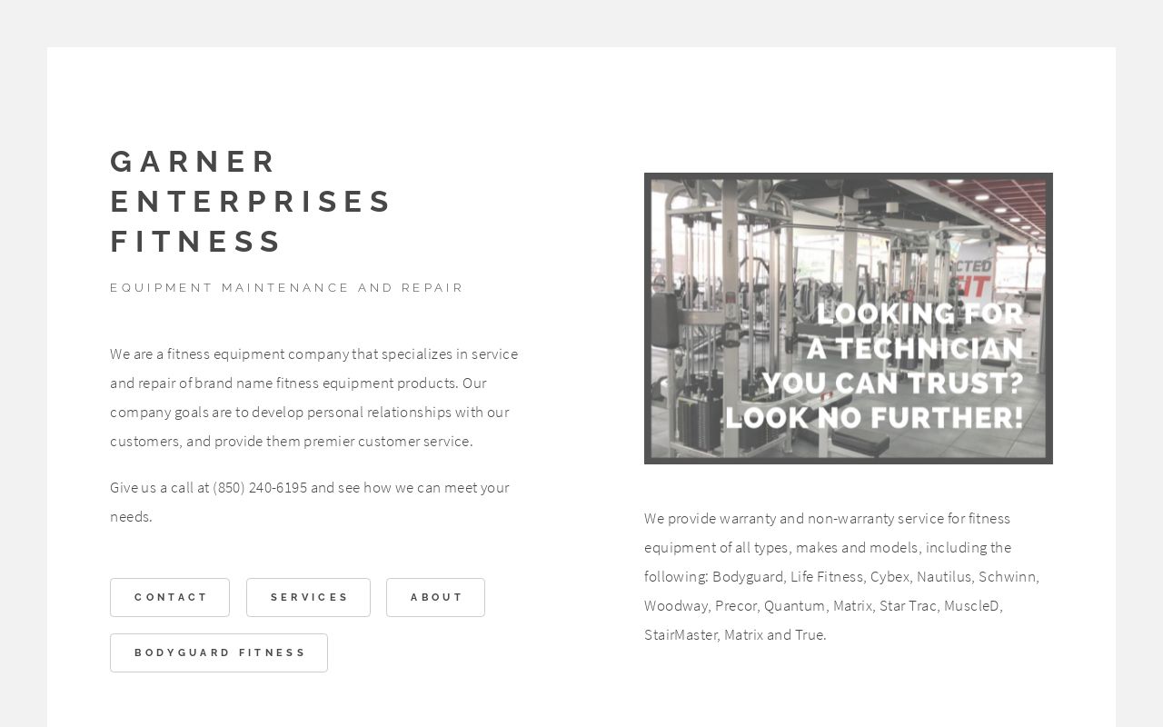 Garner Enterprises Fitness